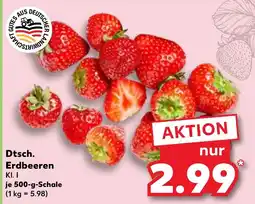 Kaufland Dtsch. erdbeeren tilbud