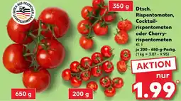 Dtsch. rispentomaten, cocktail- rispentomaten oder cherry- rispentomaten,