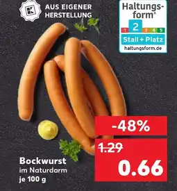 Kaufland Bockwurst tilbud
