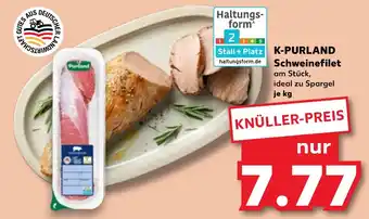Kaufland DE K-PURLAND Schweinefilet tilbud