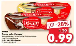 Kaufland DANY Sahne oder mousse tilbud