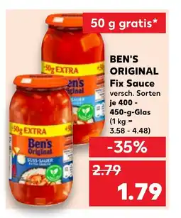 Kaufland BEN'S ORIGINAL Fix sauce tilbud