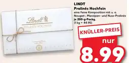 Kaufland LINDT Pralinés hochfein tilbud