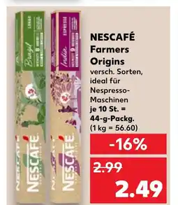 Kaufland NESCAFÉ Farmers origins tilbud