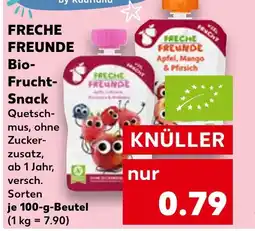Kaufland FRECHE FREUNDE Bio- frucht- snack tilbud