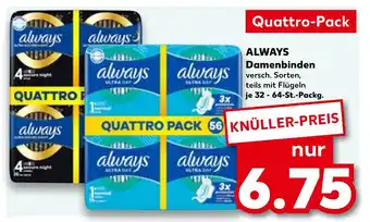 Kaufland DE ALWAYS Damenbinden tilbud