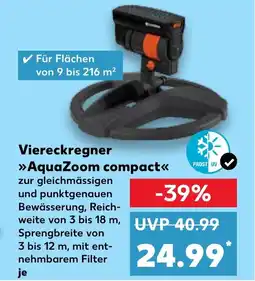 Kaufland Viereckregner aquazoom compact tilbud