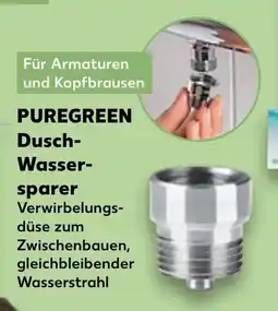 Kaufland PUREGREEN Dusch- wasser- sparer tilbud