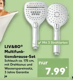 Kaufland LIV&BO Multifunk- tionsbrause-set tilbud
