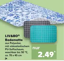 Kaufland LIV&BO Badematte tilbud