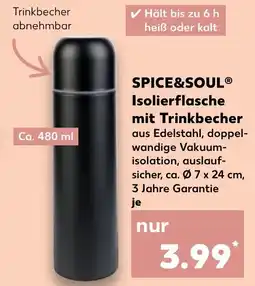 Kaufland SPICE&SOUL Isolierflasche mit trinkbecher tilbud