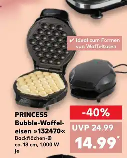 Kaufland PRINCESS Bubble-waffel eisen 132470 tilbud