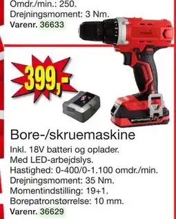 Harald Nyborg Bore-/skruemaskine tilbud