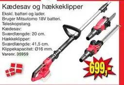 Harald Nyborg Kædesav og hækkeklipper tilbud