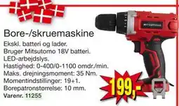 Harald Nyborg Bore-/skruemaskine tilbud