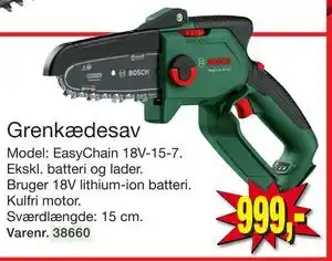 Harald Nyborg Grenkædesav tilbud