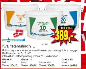 Harald Nyborg Kvalitetsmaling 9 L tilbud