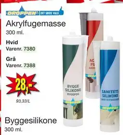 Harald Nyborg Akryl fuge masse tilbud