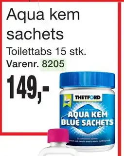Harald Nyborg Aqua kem sachets tilbud