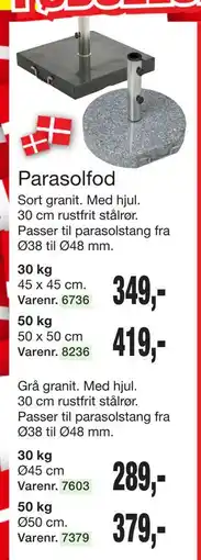 Harald Nyborg Parasolfod tilbud