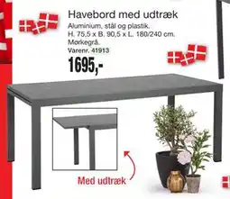 Harald Nyborg Havebord med udtræk tilbud