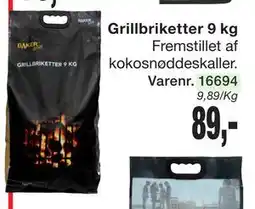 Harald Nyborg Grillbriketter 9 kg tilbud