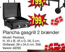 Harald Nyborg Plancha gasgrill 2 brænder tilbud