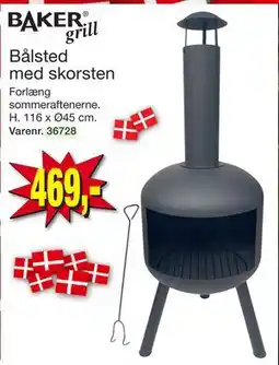 Harald Nyborg Bålsted med skorsten tilbud