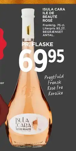 MENY ISULA CARA ILE DE BEAUTÉ ROSÉ tilbud