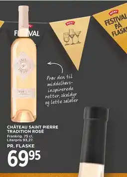 MENY CHÂTEAU SAINT PIERRE TRADITION ROSÉ tilbud