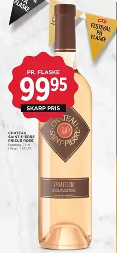 MENY CHATEAU SAINT-PIERRE PRIEUR ROSÉ tilbud