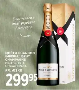 MENY MOËT & CHANDON IMPÉRIAL BRUT CHAMPAGNE tilbud