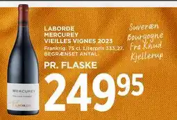 MENY LABORDE MERCUREY VIEILLES VIGNES 2023 tilbud