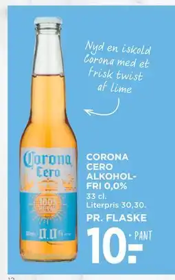 MENY CORONA CERO ALKOHOL FRI 0,0% tilbud