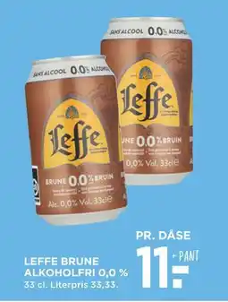 MENY LEFFE BRUNE ALKOHOLFRI 0,0 % tilbud