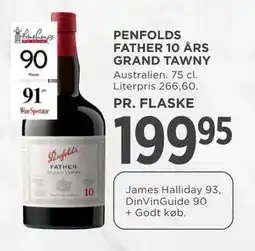 MENY PENFOLDS FATHER 10 ÅRS GRAND TAWNY tilbud