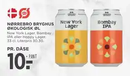 MENY NØRREBRO BRYGHUS ØKOLOGISK ØL tilbud
