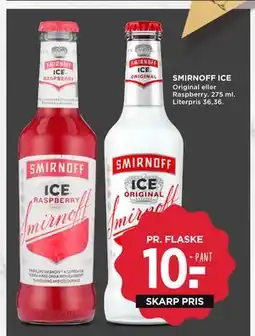 MENY SMIRNOFF ICE tilbud