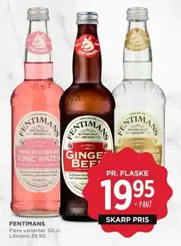 MENY FENTIMANS tilbud