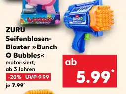 Kaufland Zuru seifenblasen- blaster bunch o bubbles tilbud