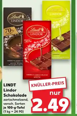 Kaufland LINDT Lindor schokolade tilbud