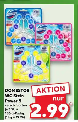 Kaufland DOMESTOS Wc-stein power 5 tilbud