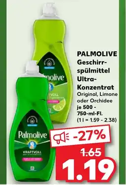Kaufland DE PALMOLIVE Geschirr- spülmittel ultra- konzentrat tilbud