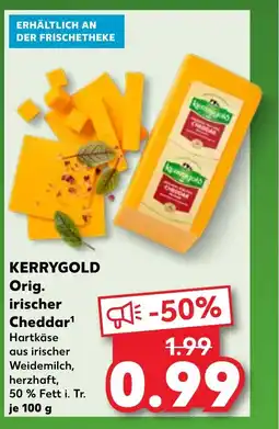 Kaufland KERRYGOLD Orig. irischer cheddar tilbud