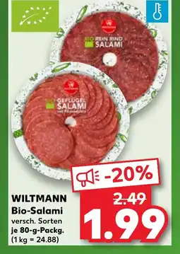 Kaufland WILTMANN Bio-salami tilbud