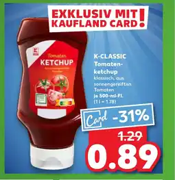 Kaufland K-CLASSIC Tomaten- ketchup tilbud