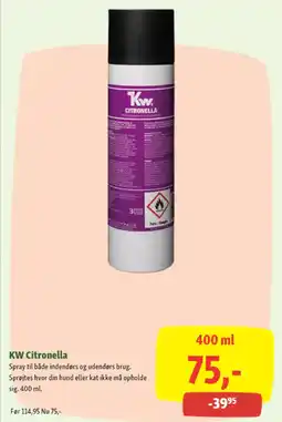 Maxi Zoo KW Citronella tilbud