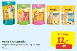 Maxi Zoo MULTIFIT Kattesnacks tilbud