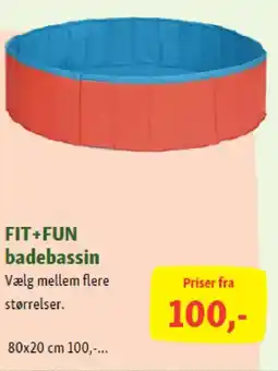 Maxi Zoo Fit+fun badebassin tilbud