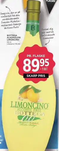 MENY Bottega alkholfri limoncino tilbud